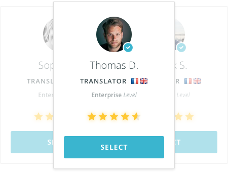 create your team of translators