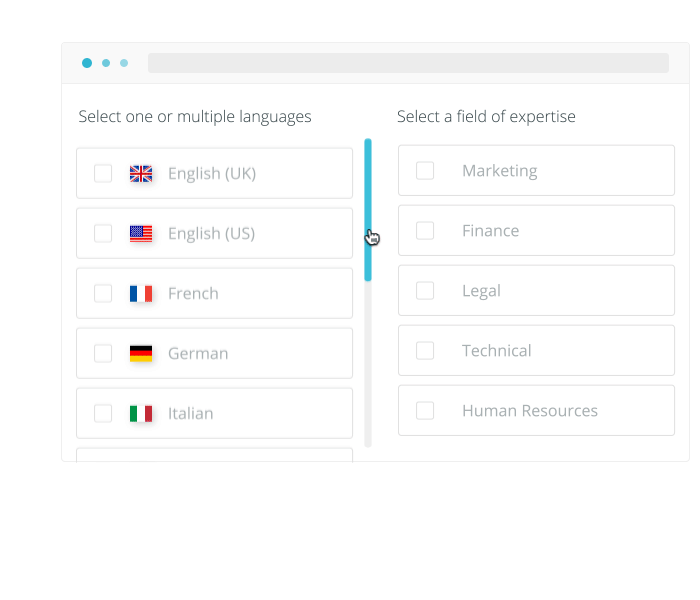 The translation pricing depnds on the complexity of the content